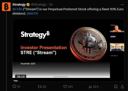 All means of fair play. Strategy Inc. announced its intention to sell to the public 3.5 million preferred shares called STRE Stock. The primary purpose of this sale, confirmed for November 3, 2025, is to raise funds for the purchase of Bitcoin and for general corporate purposes. This transaction is subject to the supervision of the US Securities and Exchange Commission (SEC). Several major banks, including Barclays and Morgan Stanley, are helping to manage the offering, the technical details of which are set out below. Bitcoin: Strategy Issuing 3.5 Million Shares With 10% Dividend To Buy Even More BTC - INFBusiness