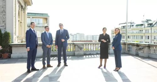 Олена Зеленська і Дмитро Кулеба в Белграді зустрілися з президентом Сербії - INFBusiness