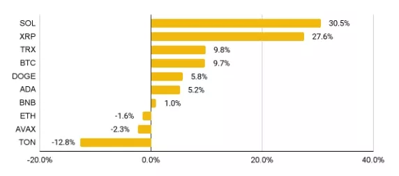 Звіт: Solana і XRP очолили ралі ринку в липні - INFBusiness