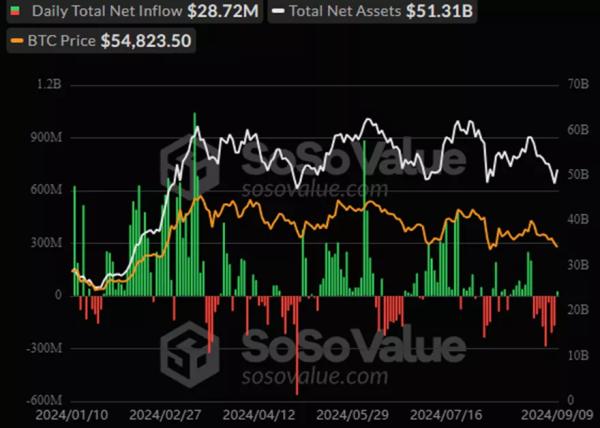 Біткоїн-ETF перервали восьмиденну серію відтоків - INFBusiness