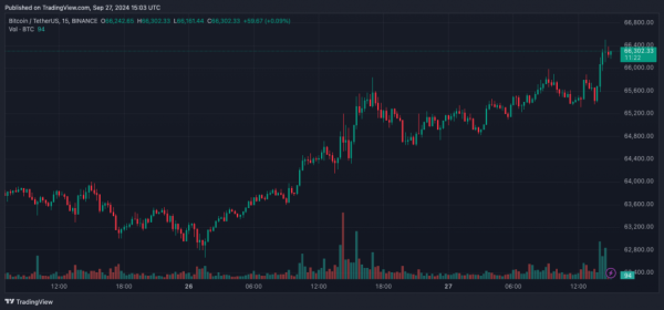 Біткоїн перевищив $66 000. Премія Coinbase вказала на роздрібний попит - INFBusiness