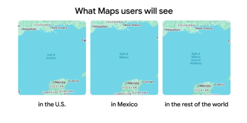У Google Maps перейменували Мексиканську затоку на Американську через указ Трампа - INFBusiness