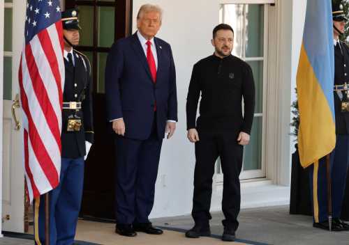 Зеленський розпочав переговори з Трампом у Вашингтоні - INFBusiness