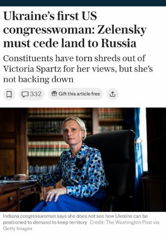 Конгресвумен Спартц заявила, що її слова про території навмисно спотворили - INFBusiness