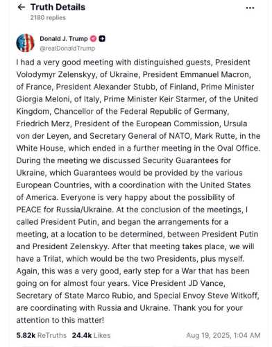 Фото: Getty Images Трамп після зустрічі з Зеленським подзвонив Путіну, розмова тривала 40 хвилин - INFBusiness