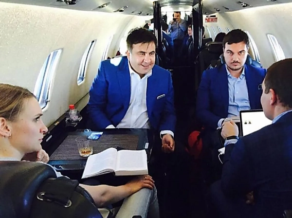 Михайло Саакашвілі (ліворуч) та Дмитро Наталуха (праворуч)