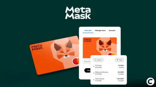 MetaMask та Mastercard запускають криптокартку у Сполучених Штатах