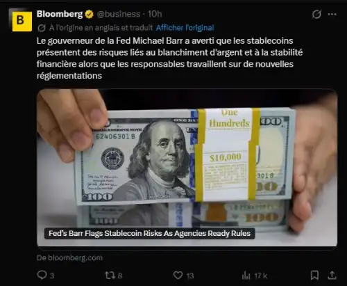 Стейблкоїни: ФРС виносить попередження та хоче посилити регулювання