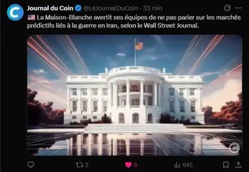 Секретна інформація, онлайн-ставки та Polymarket: Білий дім б'є на сполох