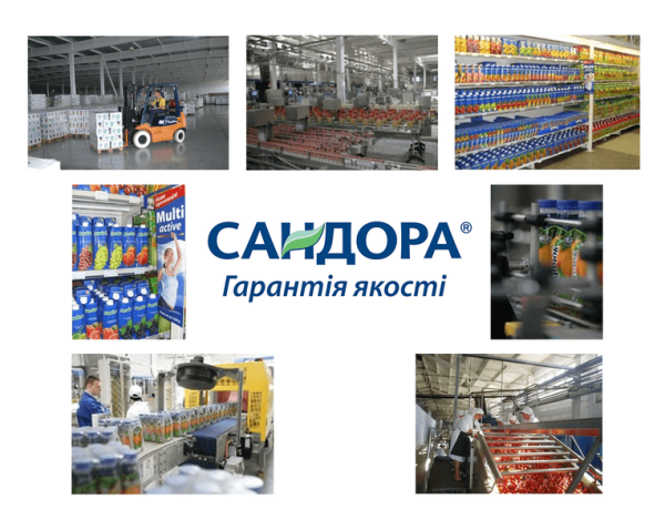 Sandora: 30 років успіху та відновлення виробництва соків