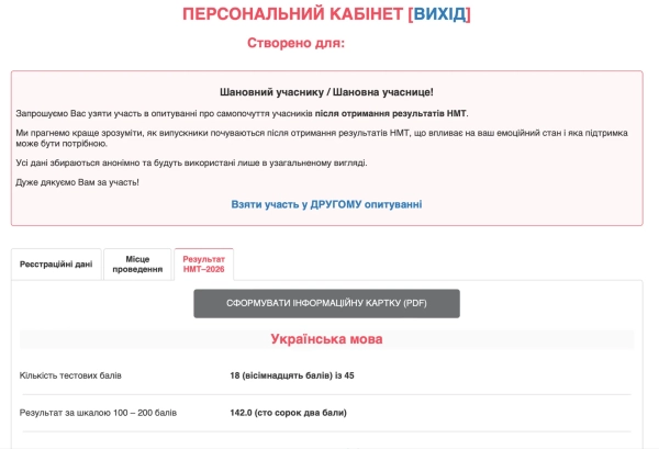 Персональний кабінет вступника