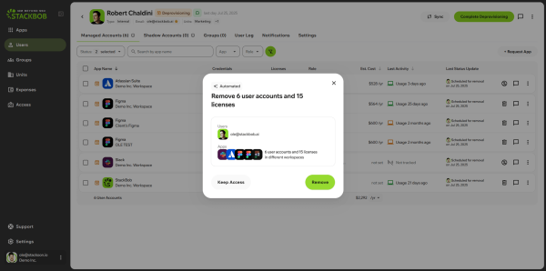 Приклад використання StackBob AI