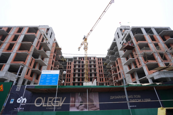 Завершено монолітні роботи в OLEGIV Boutique Residence