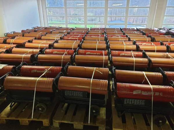 Миколаїв отримав 226 дизельних обігрівачів та 8 генераторів.