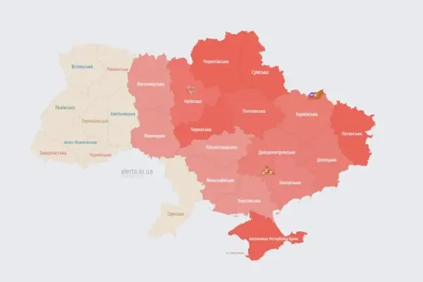 Мапа тривог України 6 серпня: що відбувається