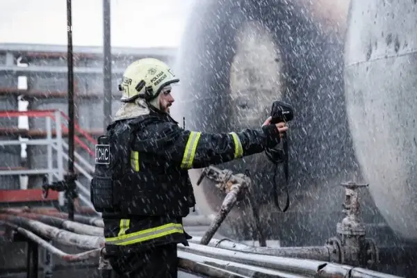 Пожежа на полтавському підприємстві: наслідки російського обстрілу