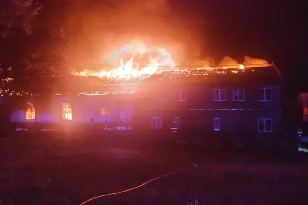 Пожежа на Чернігівщині: наслідки ворожої атаки дроном