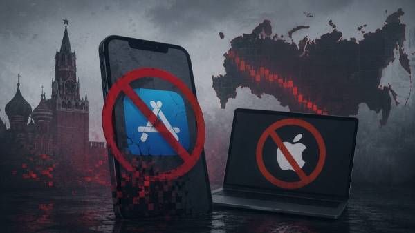 На росії зафіксували різке падіння доступності App Store та офіційного сайту Apple