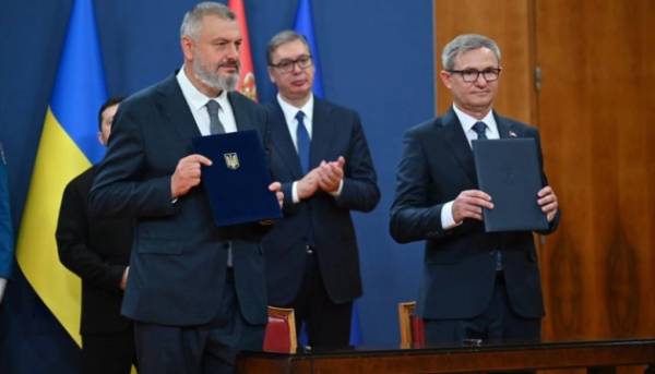 Україна та Сербія закріпили співпрацю меморандумом про взаєморозуміння