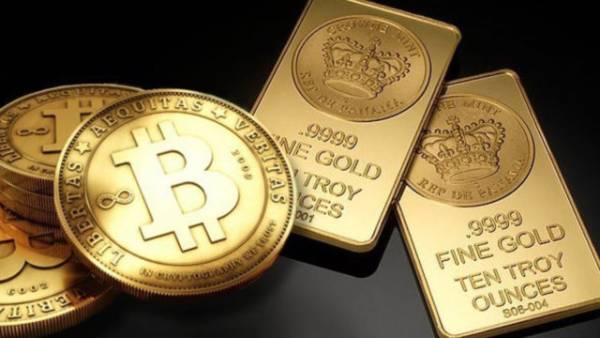 bticoin and gold