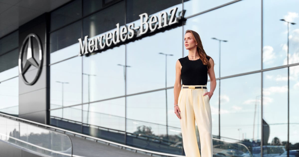 Mercedes-Benz у Києві: Світоліна про новий дилерський центр