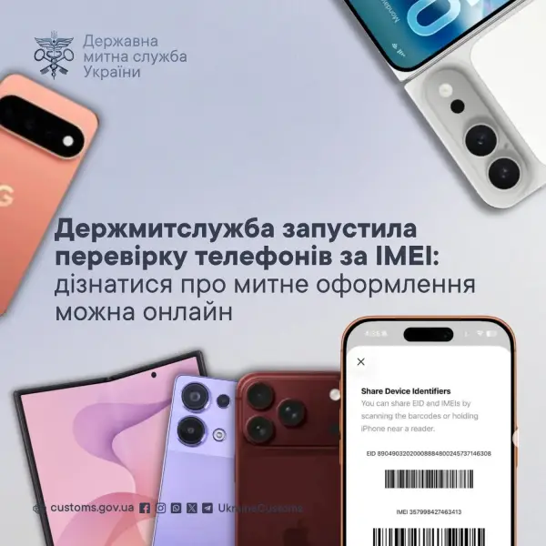 Фото: Державна митна служба