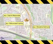Військовий проїзд перекриють частково до 25 жовтня: відома схема руху